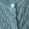 Mädchen Strickjacke mit Wabenstruktur