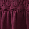 Mädchen Strickkleid mit Wabenstruktur