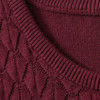 Mädchen Strickkleid mit Wabenstruktur
