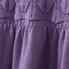 Mädchen Strickkleid mit Wabenstruktur