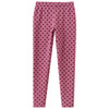 Mädchen Thermo-Leggings mit Allover-Print dunkelrosa
