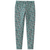 Mädchen Thermo-Leggings mit Allover-Print dunkelgrün