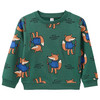 Jungen Sweatshirt mit Allover-Print