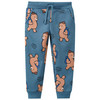 Jungen Jogginghose mit Allover-Print blau