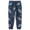 Jungen Jogginghose mit Allover-Print dunkelblau