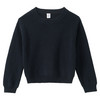 Jungen Strickpullover unifarben dunkelblau
