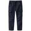 Jungen Thermo-Hose mit Cargotaschen dunkelblau