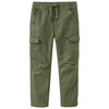 Jungen Thermo-Hose mit Cargotaschen dunkelgrün
