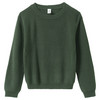 Jungen Strickpullover unifarben dunkelgrün