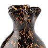 Glasvase mit Leo-Print