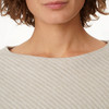Damen Sweatshirt mit Rippstruktur