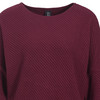 Damen Sweatshirt mit Rippstruktur