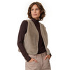 Damen Weste in Fell-Optik