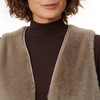 Damen Weste in Fell-Optik