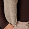 Damen Weste in Fell-Optik