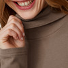 Damen Langarmshirt mit Rollkragen