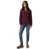 Damesblouse met all-overprint van teckels