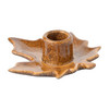 Kerzenhalter in Blatt-Form