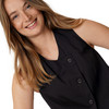 Damesvest met knopen