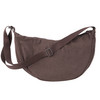 Damen Crossbody-Bag aus Cord dunkelbraun