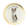Kleiner Deko-Teller mit Katzen-Motiv