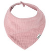 Baby Musselin-Bandana mit Frottee-Innenseite rosa