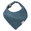 Baby Musselin-Bandana mit Frottee-Innenseite dunkelblau