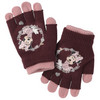 Minnie Maus Handschuhe Im Lagen-Design weinrot / rosa