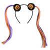 Haarreifen im Halloween-Look orange / schwarz / lila