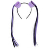 Haarreifen im Halloween-Look lila / schwarz