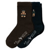 2 Paar Jungen Socken mit Stickerei
