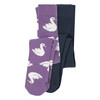 2 maillots de bain en verschillende motieven paars / donkerblauw