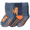 3 paar baby antislipsokjes donkerblauw