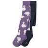 Set van 2 meisjespanty's paars / donkerblauw