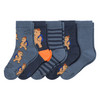 5 Paar Jungen Socken mit Baumwolle dunkelblau