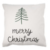 Kissenhülle im weihnachtlichen Design weiss