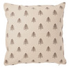 Kissenhülle im weihnachtlichen Design beige