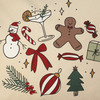 Kissenhülle im weihnachtlichen Design