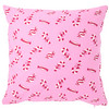 Kissenhülle im weihnachtlichen Design pink
