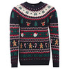 Herren Weihnachtspullover mit Allover-Muster
