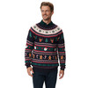 Herren Weihnachtspullover mit Allover-Muster