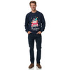 Herren Weihnachtssweatshirt mit Print