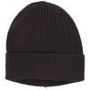 Herren Strickmütze mit Baumwolle dunkelbraun
