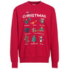 Herren Weihnachtssweatshirt mit Print
