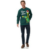 The Grinch Weihnachtssweatshirt mit Print