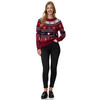 Damen Weihnachtspullover mit Allover-Muster