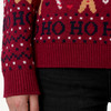 Damen Weihnachtspullover mit Allover-Muster