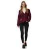 Damen Weihnachtsstrickjacke mit Stickerei