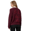 Damen Weihnachtsstrickjacke mit Stickerei