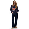 Damen Weihnachtssweatshirt mit Print